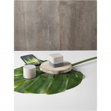 Logo trade advertising products picture of: Kikai wheat straw Bluetooth® speaker