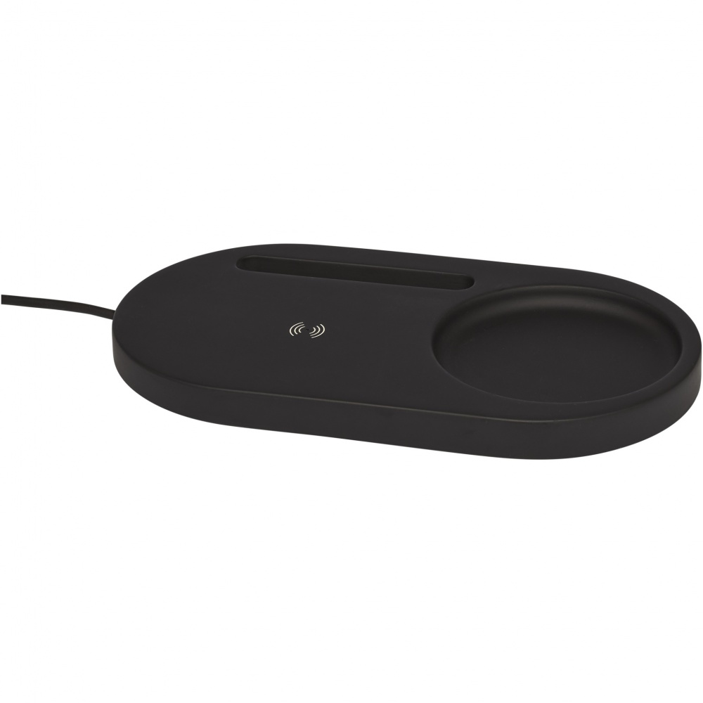 Logotrade promotional products photo of: Klip 5W wireless charging desk organizer