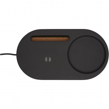 Logo trade corporate gift photo of: Klip 5W wireless charging desk organizer