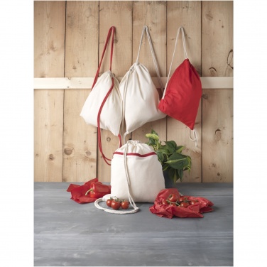 Logotrade promotional products photo of: Oregon 140 g/m² cotton drawstring bag 5L
