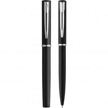 Logotrade promotional item image of: Waterman Allure ballpoint and rollerball pen set