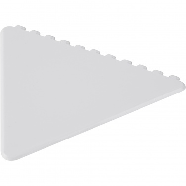 Logo trade business gift photo of: Frosty triangular recycled plastic ice scraper
