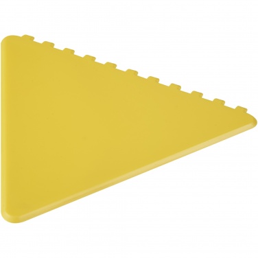 Logo trade business gifts image of: Frosty triangular recycled plastic ice scraper