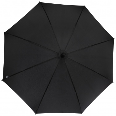 Logo trade business gift photo of: Fontana 23" auto open umbrella with carbon look and crooked handle