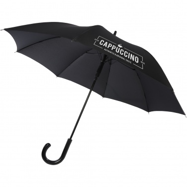 Logotrade promotional merchandise picture of: Fontana 23" auto open umbrella with carbon look and crooked handle