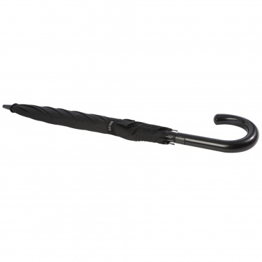 Logo trade promotional products image of: Fontana 23" auto open umbrella with carbon look and crooked handle
