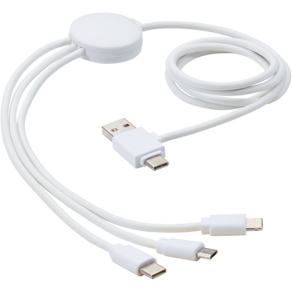 Logotrade corporate gift image of: Pure 5-in-1 charging cable with antibacterial additive