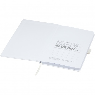 Logo trade promotional items picture of: Honua A5 recycled paper notebook with recycled PET cover