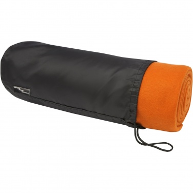 Logo trade advertising products image of: Willow GRS RPET polar fleece blanket
