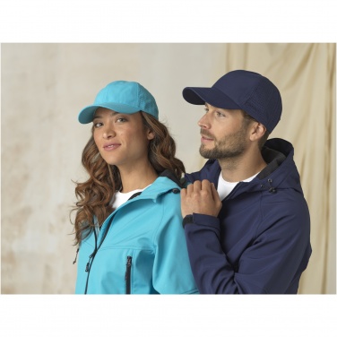 Logo trade corporate gifts picture of: Mica 6 panel GRS recycled cool fit cap