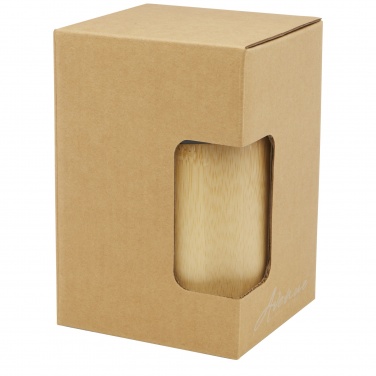 Logotrade promotional merchandise photo of: Pereira 320 ml porcelain mug with bamboo outer wall