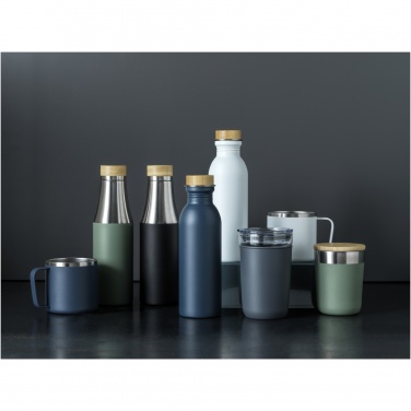 Logotrade promotional merchandise image of: Lagan 300 ml stainless steel tumbler with bamboo lid