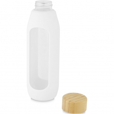 Logotrade promotional giveaway picture of: Tidan 600 ml borosilicate glass bottle with silicone grip