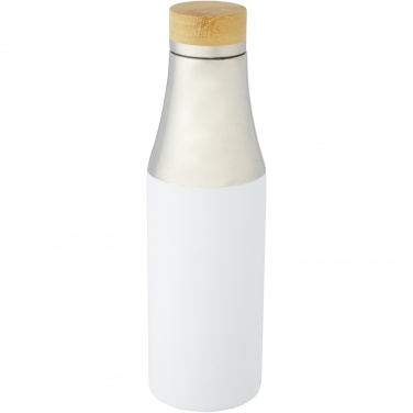 Logo trade promotional products image of: Hulan 540 ml copper vacuum insulated stainless steel bottle with bamboo lid