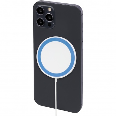Logo trade promotional giveaway photo of: Peak 10W magnetic wireless charging pad