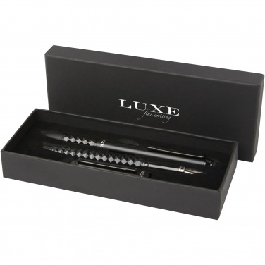 Logo trade promotional items picture of: Tactical Dark duo pen gift box