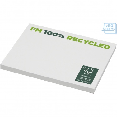 Logo trade promotional items image of: Sticky-Mate® recycled sticky notes 100x75 mm