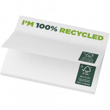Logotrade promotional item image of: Sticky-Mate® recycled sticky notes 100x75 mm