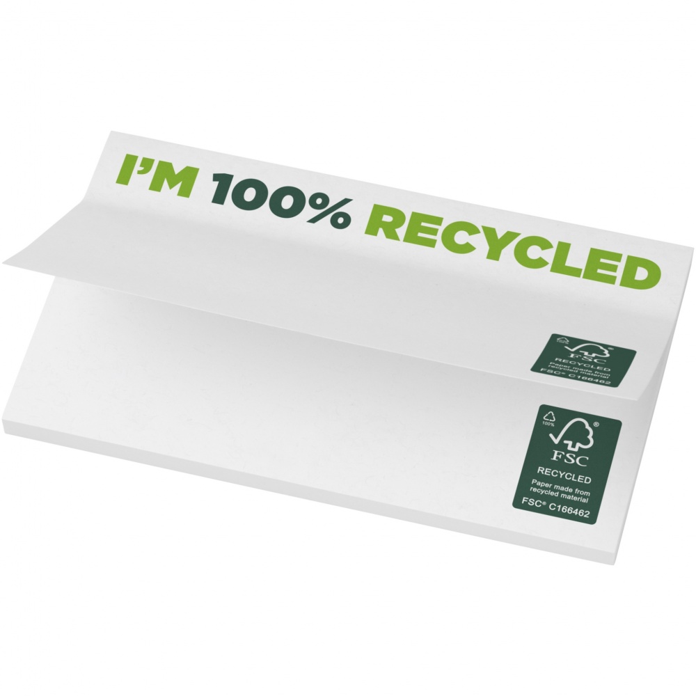 Logotrade promotional products photo of: Sticky-Mate® recycled sticky notes 127 x 75 mm