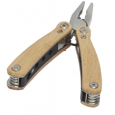 Logo trade advertising products picture of: Anderson 12-function medium wooden multi-tool