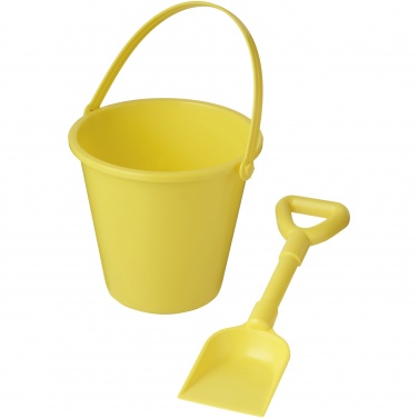 Logo trade promotional giveaway photo of: Tides recycled beach bucket and spade