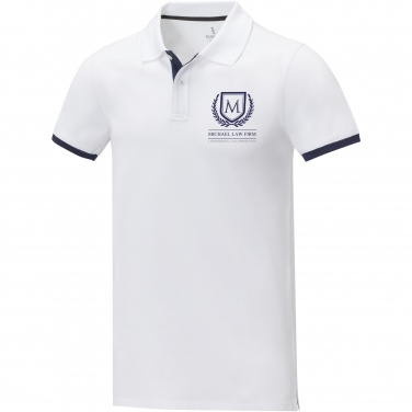 Logo trade promotional gift photo of: Morgan short sleeve men's duotone polo