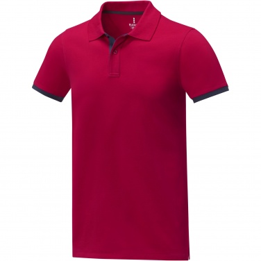 Logotrade promotional gift picture of: Morgan short sleeve men's duotone polo