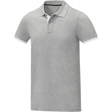 Logo trade business gifts image of: Morgan short sleeve men's duotone polo