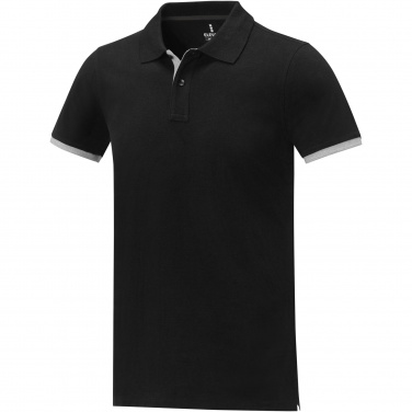 Logo trade promotional merchandise photo of: Morgan short sleeve men's duotone polo