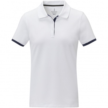 Logotrade promotional merchandise image of: Morgan short sleeve women's duotone polo