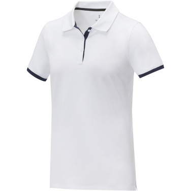 Logotrade promotional items photo of: Morgan short sleeve women's duotone polo