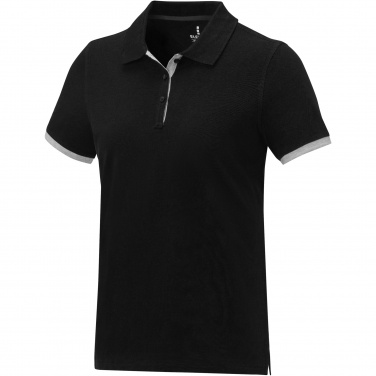 Logo trade promotional items image of: Morgan short sleeve women's duotone polo
