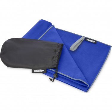 Logotrade advertising products photo of: Pieter recycled PET ultra lightweight and quick dry towel 130 x 80 cm