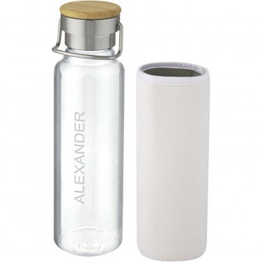 Logo trade promotional merchandise image of: Thor 660 ml glass bottle with neoprene sleeve