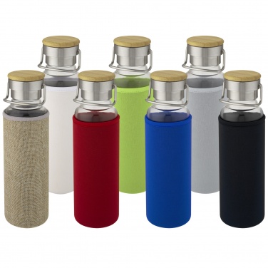 Logo trade promotional products image of: Thor 660 ml glass bottle with neoprene sleeve