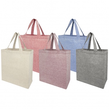 Logotrade promotional giveaway picture of: Pheebs 150 g/m² recycled gusset tote bag 13L