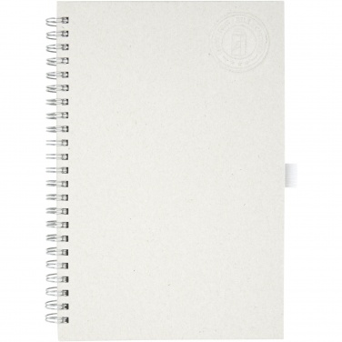 Logo trade promotional item photo of: Dairy Dream A5 size reference recycled milk cartons spiral notebook