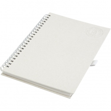 Logo trade promotional giveaway photo of: Dairy Dream A5 size reference recycled milk cartons spiral notebook