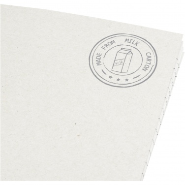 Logotrade promotional item image of: Dairy Dream A5 size reference recycled milk cartons cahier notebook
