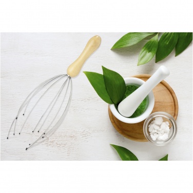 Logo trade advertising products picture of: Hator bamboo head massager