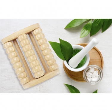 Logo trade promotional giveaways picture of: Venis bamboo foot massager