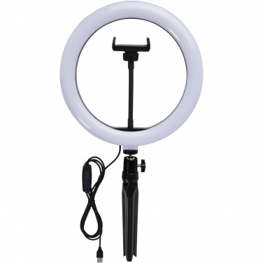 Logotrade promotional item picture of: Studio ring light for selfies and vlogging with phone holder and tripod