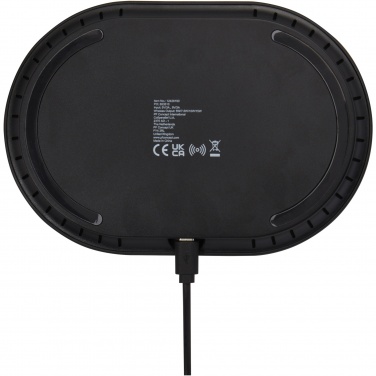 Logo trade promotional item photo of: Ray wireless charging pad with RGB mood light