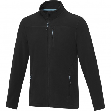 Logo trade promotional giveaway photo of: Amber men's GRS recycled full zip fleece jacket