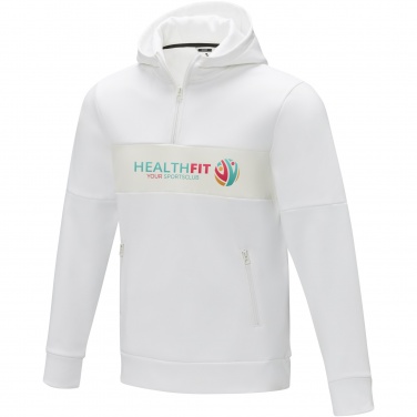 Logo trade corporate gift photo of: Sayan men's half zip anorak hooded sweater