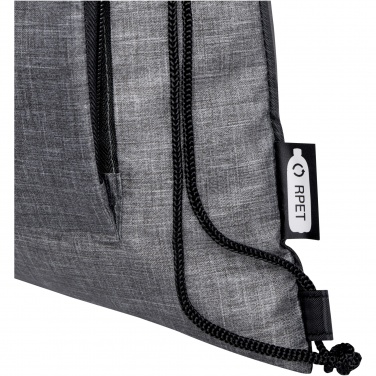 Logotrade promotional giveaways photo of: Ash recycled foldable drawstring bag 7L