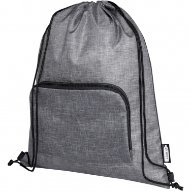 Logotrade promotional merchandise picture of: Ash recycled foldable drawstring bag 7L