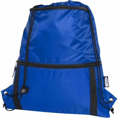 Logo trade promotional merchandise photo of: Adventure recycled insulated drawstring bag 9L