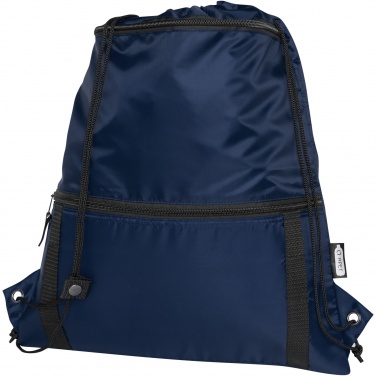 Logo trade promotional merchandise photo of: Adventure recycled insulated drawstring bag 9L