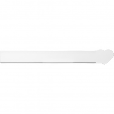 Logo trade promotional items image of: Tait 30cm heart-shaped recycled plastic ruler